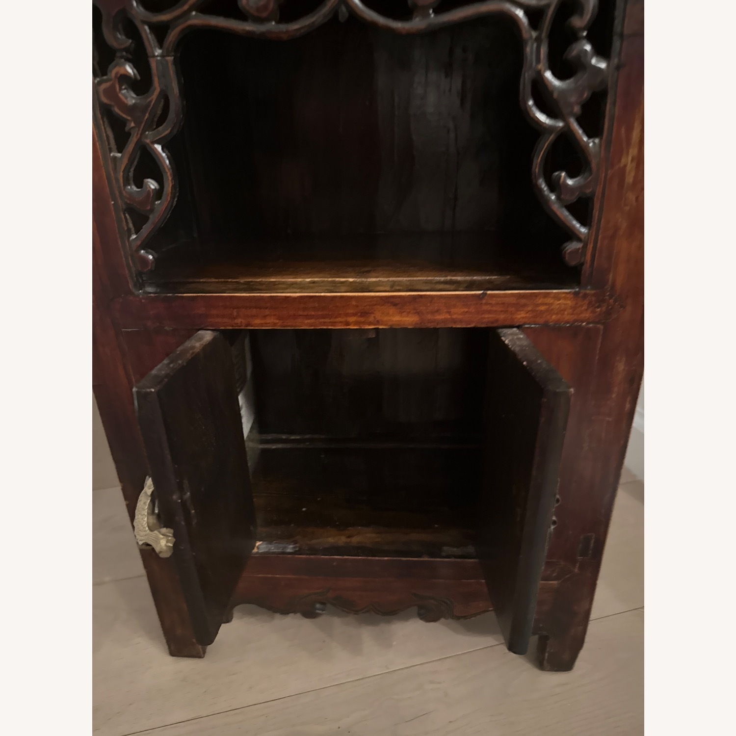 Vintage/Antique Finds Dark Brown Wood Chest - image-8