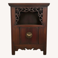 Vintage/Antique Finds Dark Brown Wood Chest