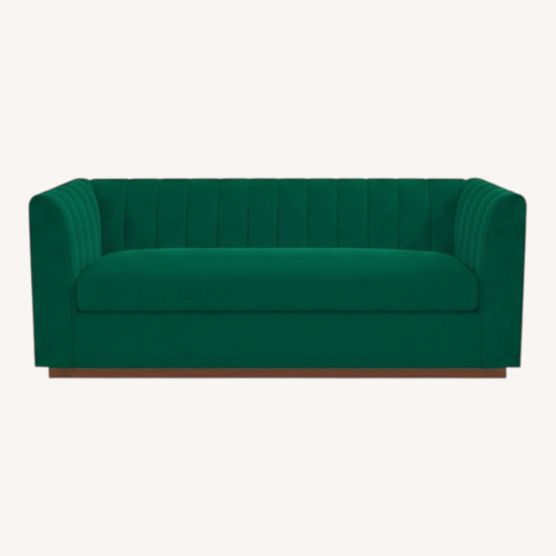Used Apt2b Nora Green Velvet Sleeper Sofa for sale on AptDeco