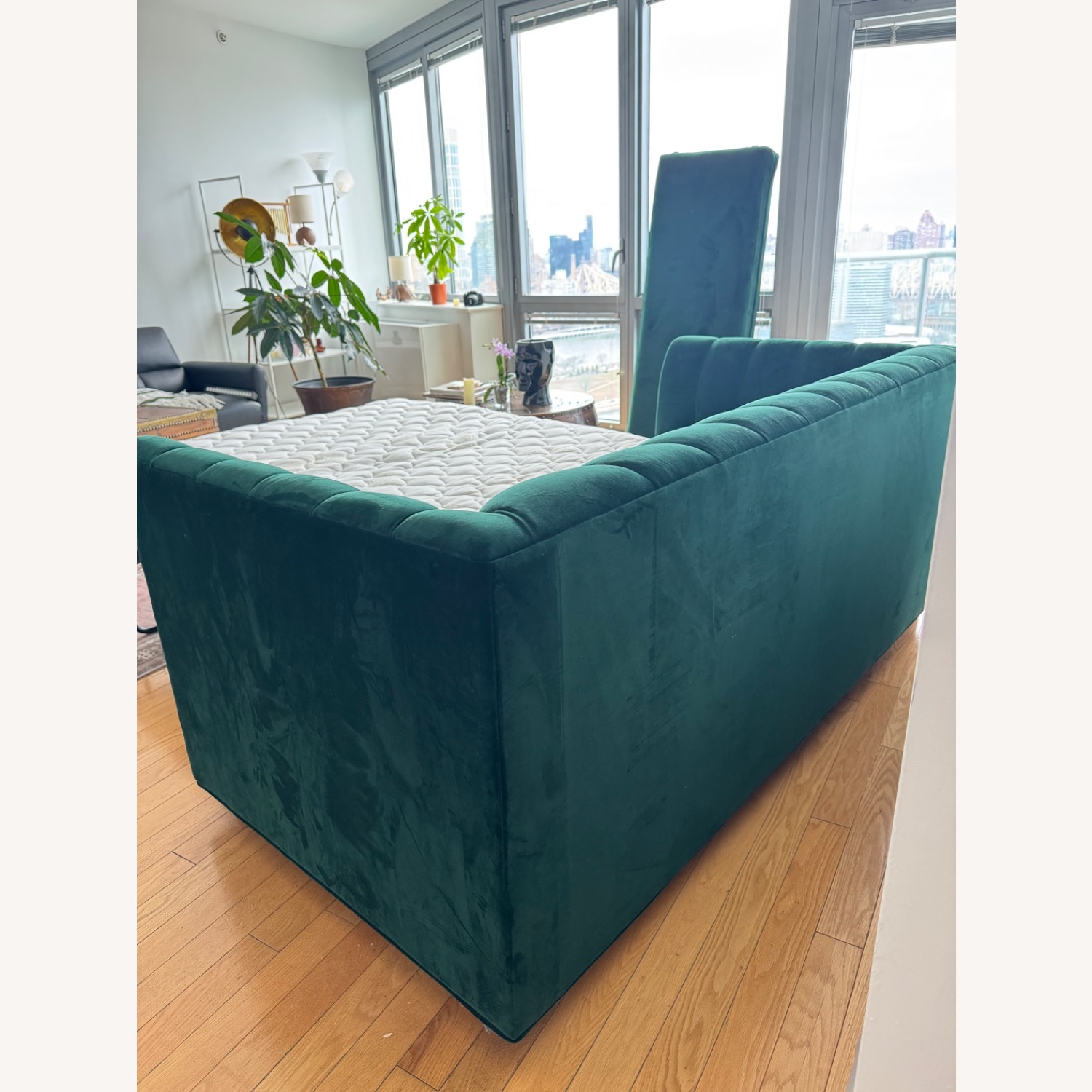 Apt2b Nora Green Velvet Sleeper Sofa - image-9