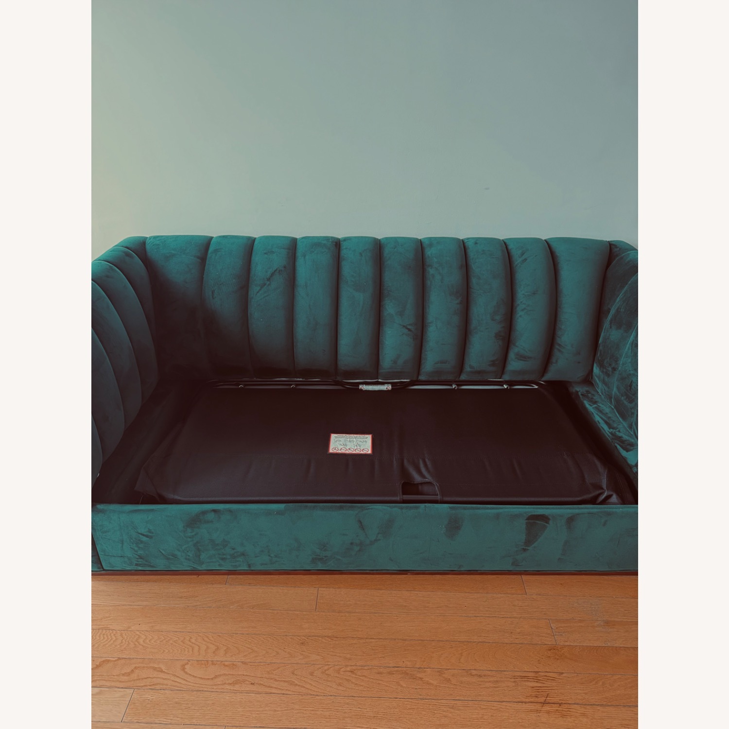 Apt2b Nora Green Velvet Sleeper Sofa - image-8