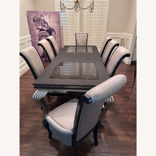 Used Michael Amini Dining Set for sale on AptDeco