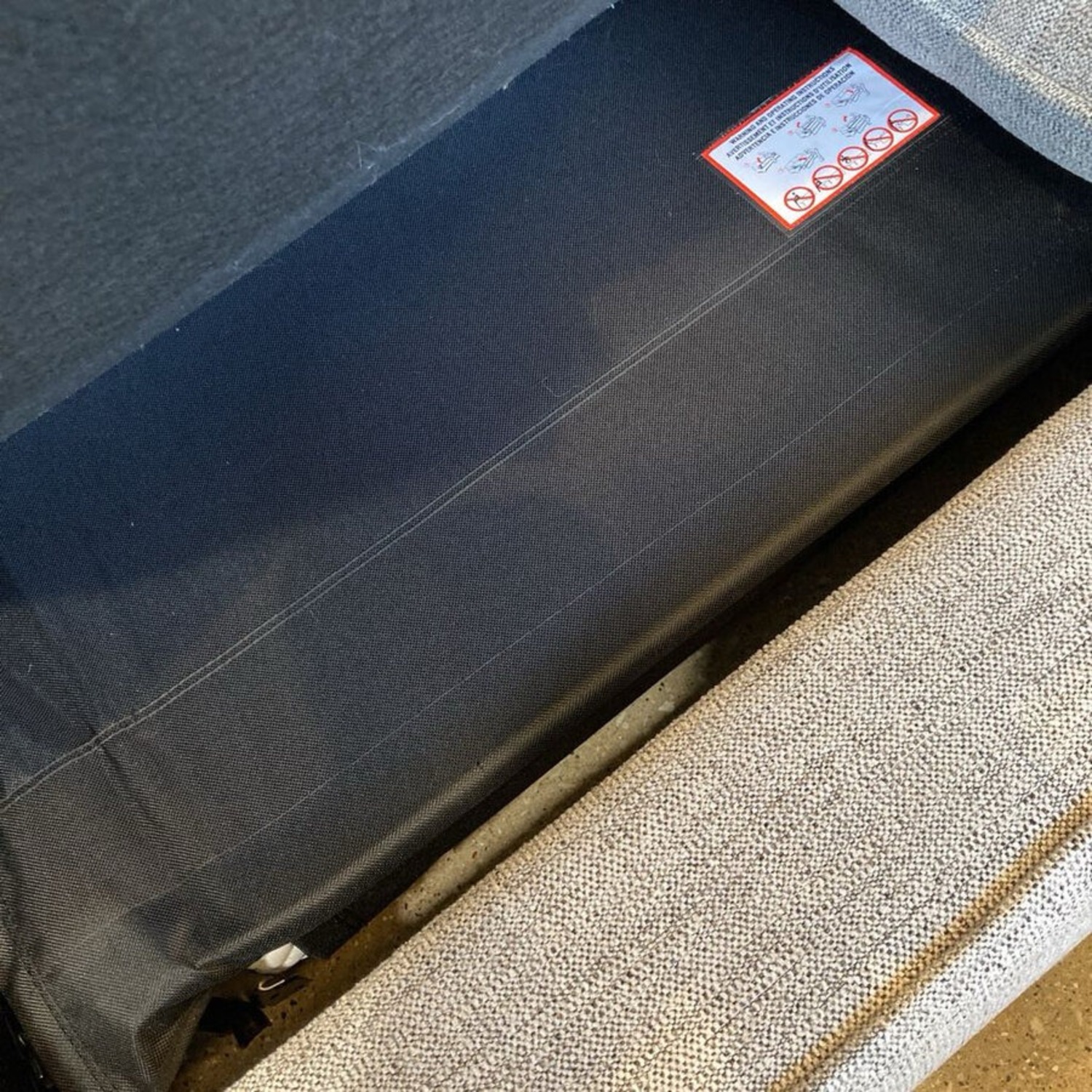 Modern Right Angle Sleeper w/ Ottoman Sectional  - image-10