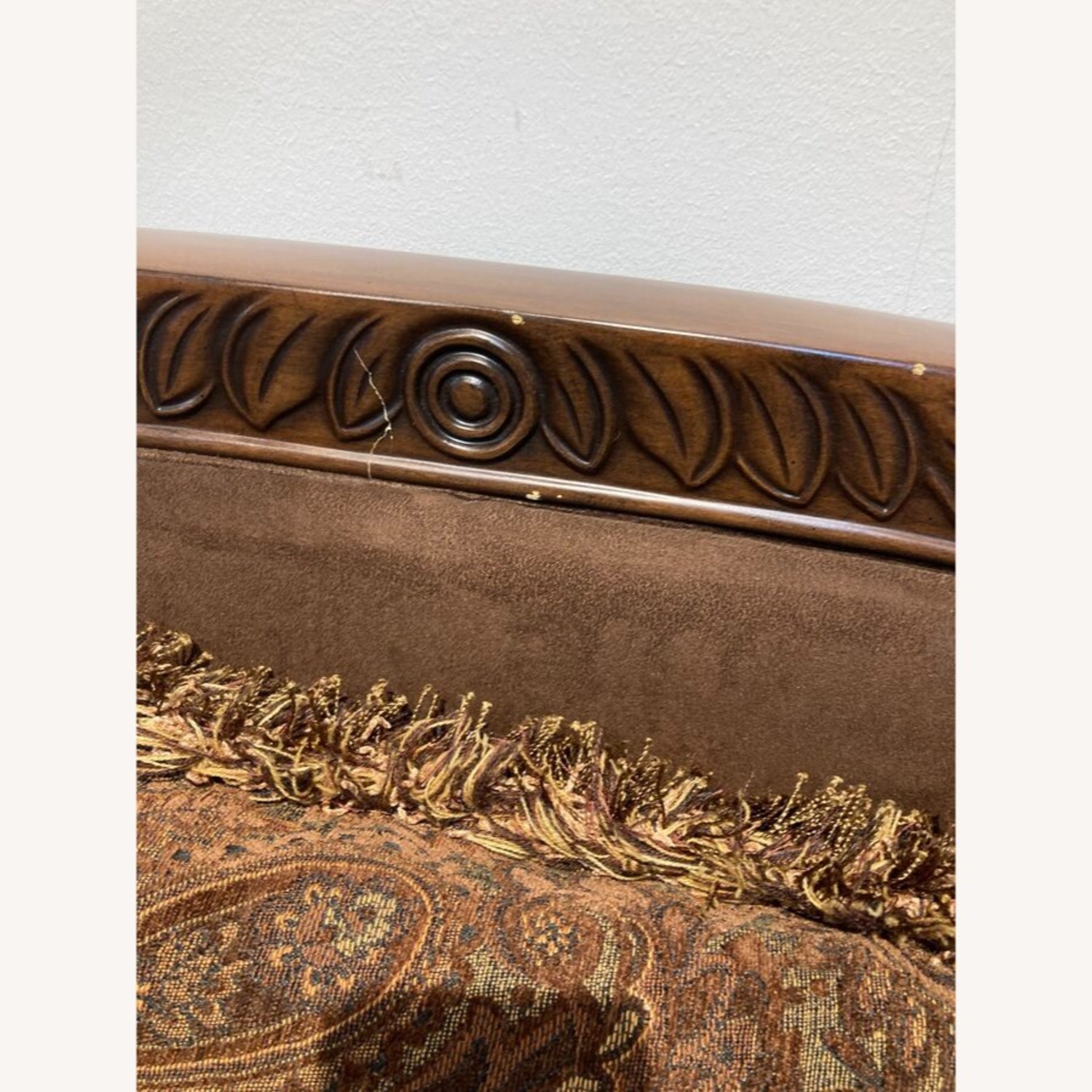 Bradington Three-Seat Roll Arm Sofa - image-6