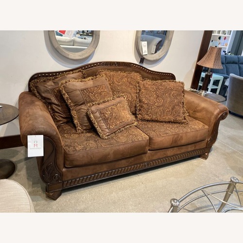 Used Bradington Three-Seat Roll Arm Sofa for sale on AptDeco