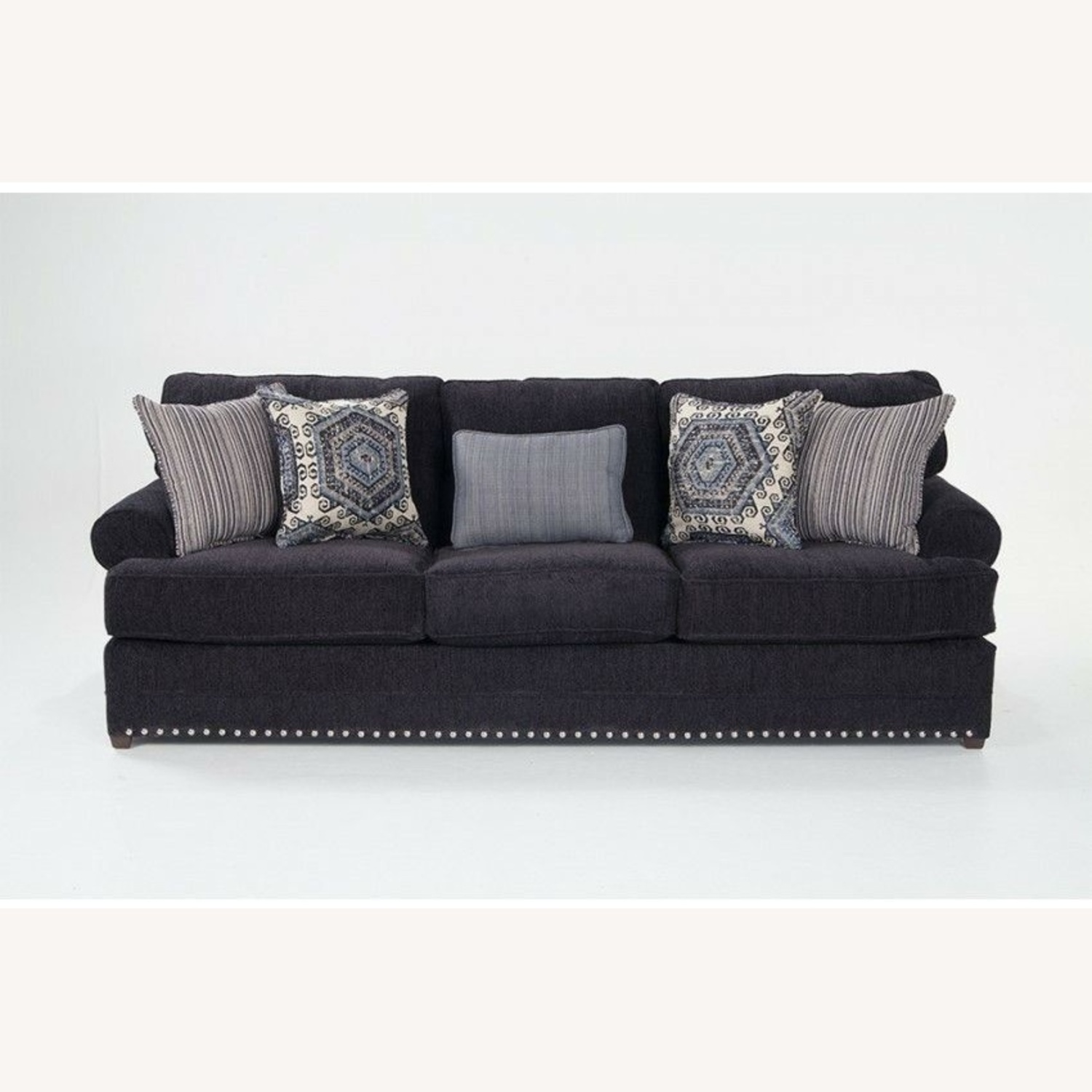 Bob's Discount Furniture Dakota Blue 3 Seater Sofa  - image-4