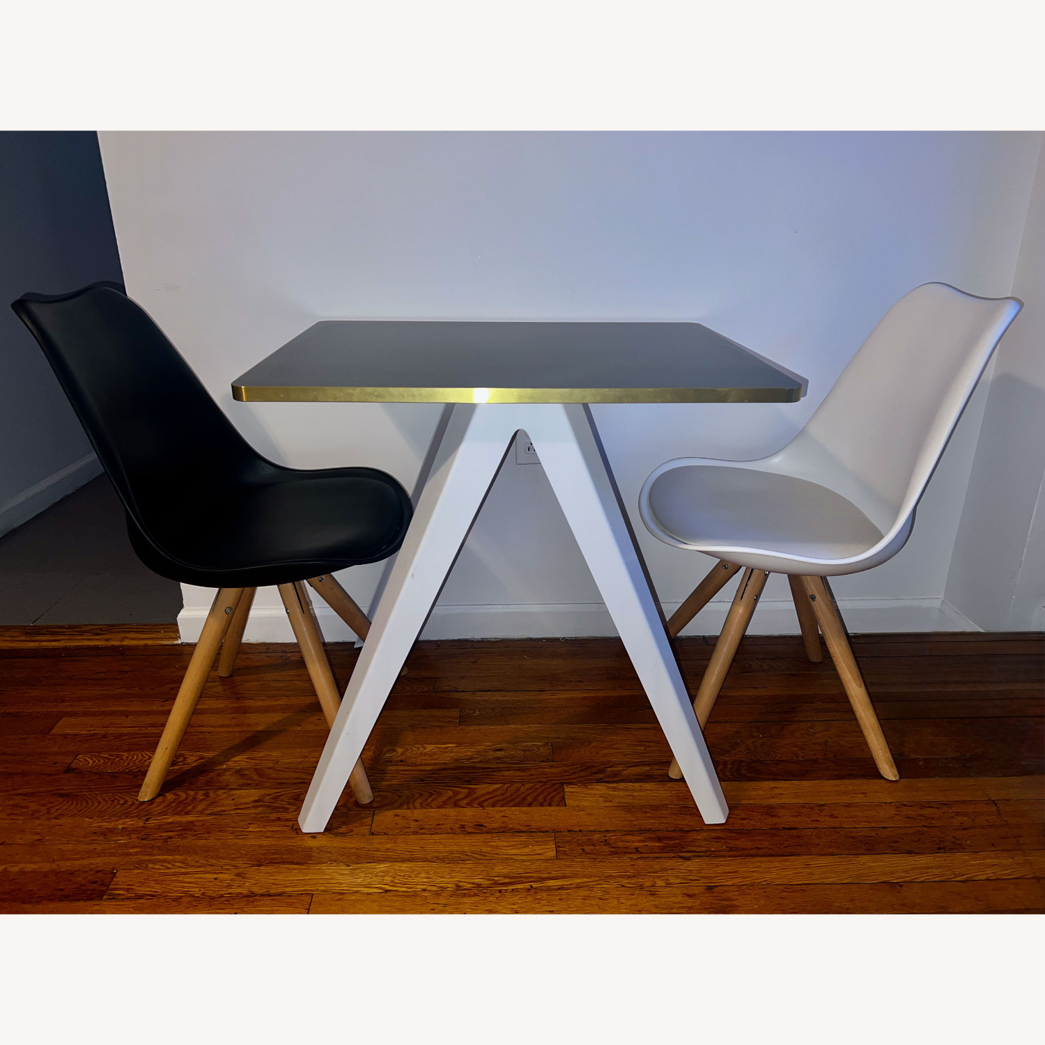 Black Stainless Steel Dining Table - image-3