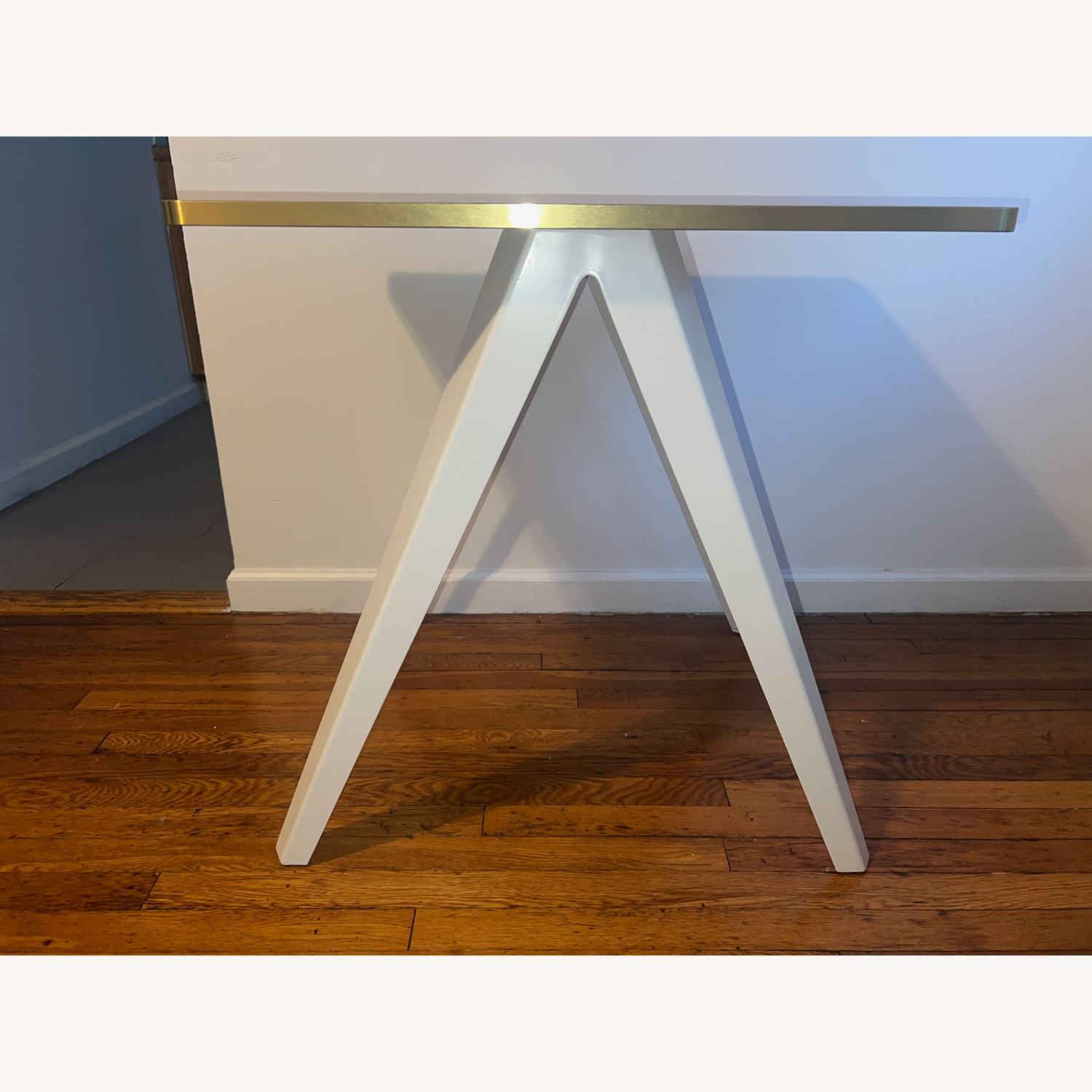 Black Stainless Steel Dining Table - image-2