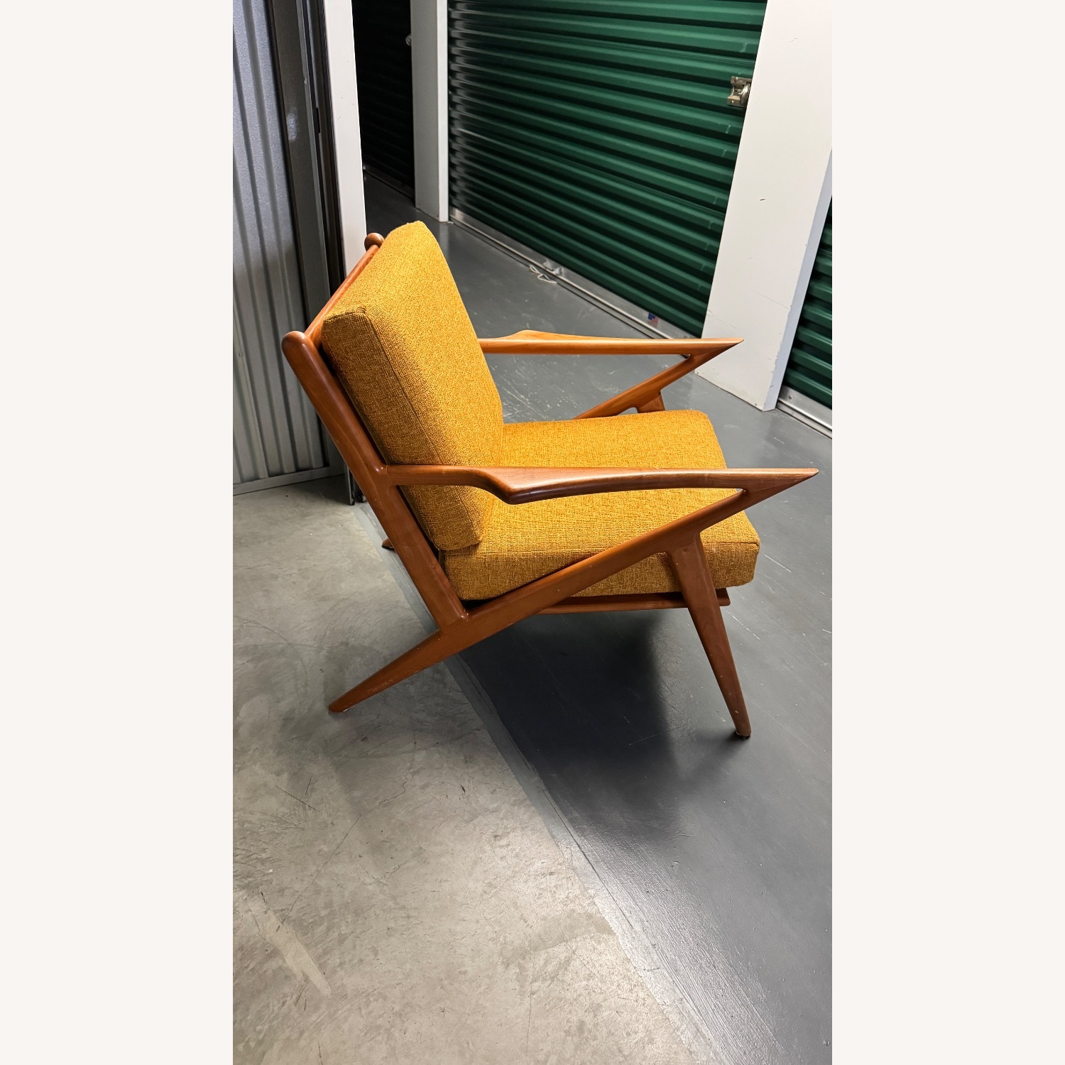 Joybird Soto Gold Wood Accent Chair - image-3