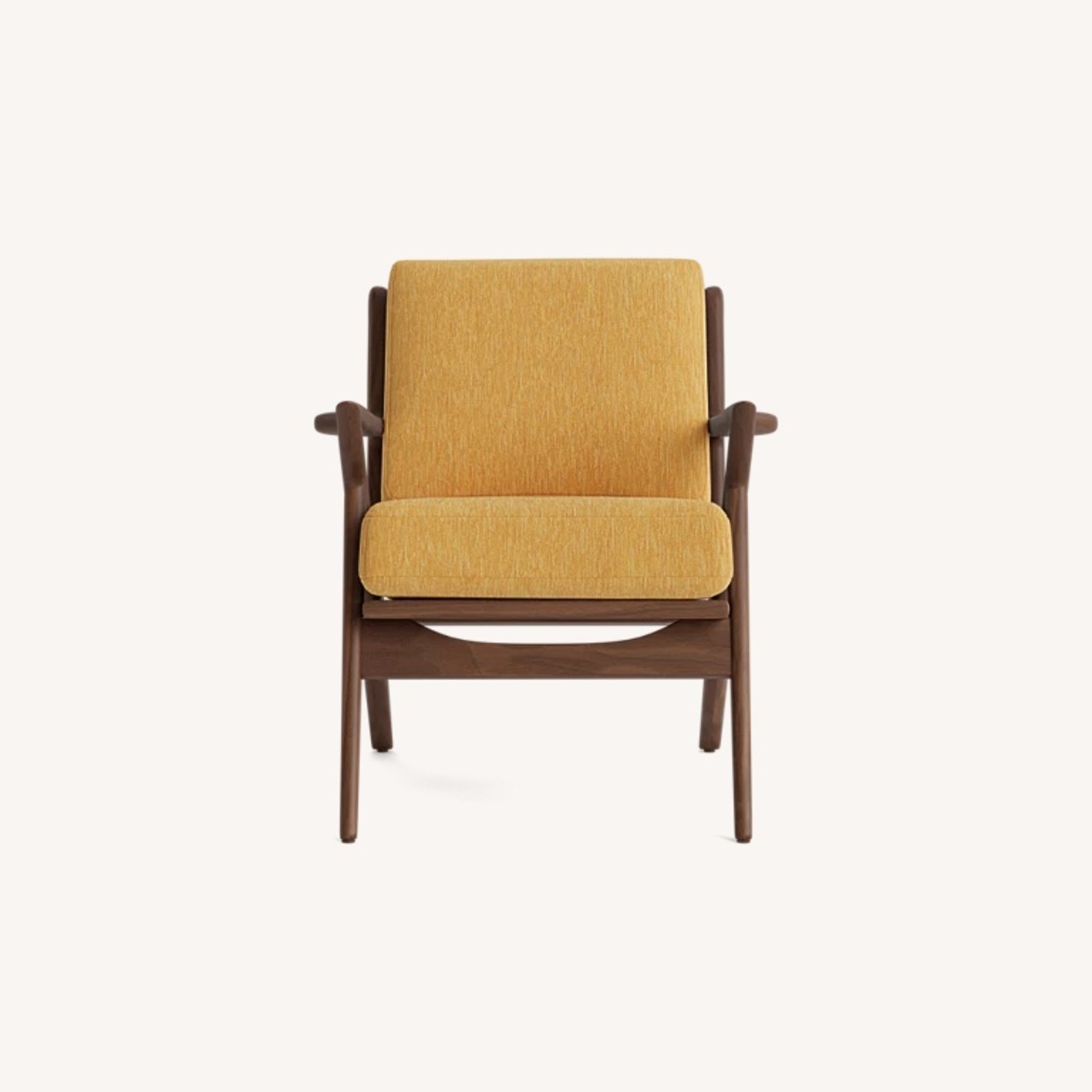 Joybird Soto Gold Wood Accent Chair - image-6