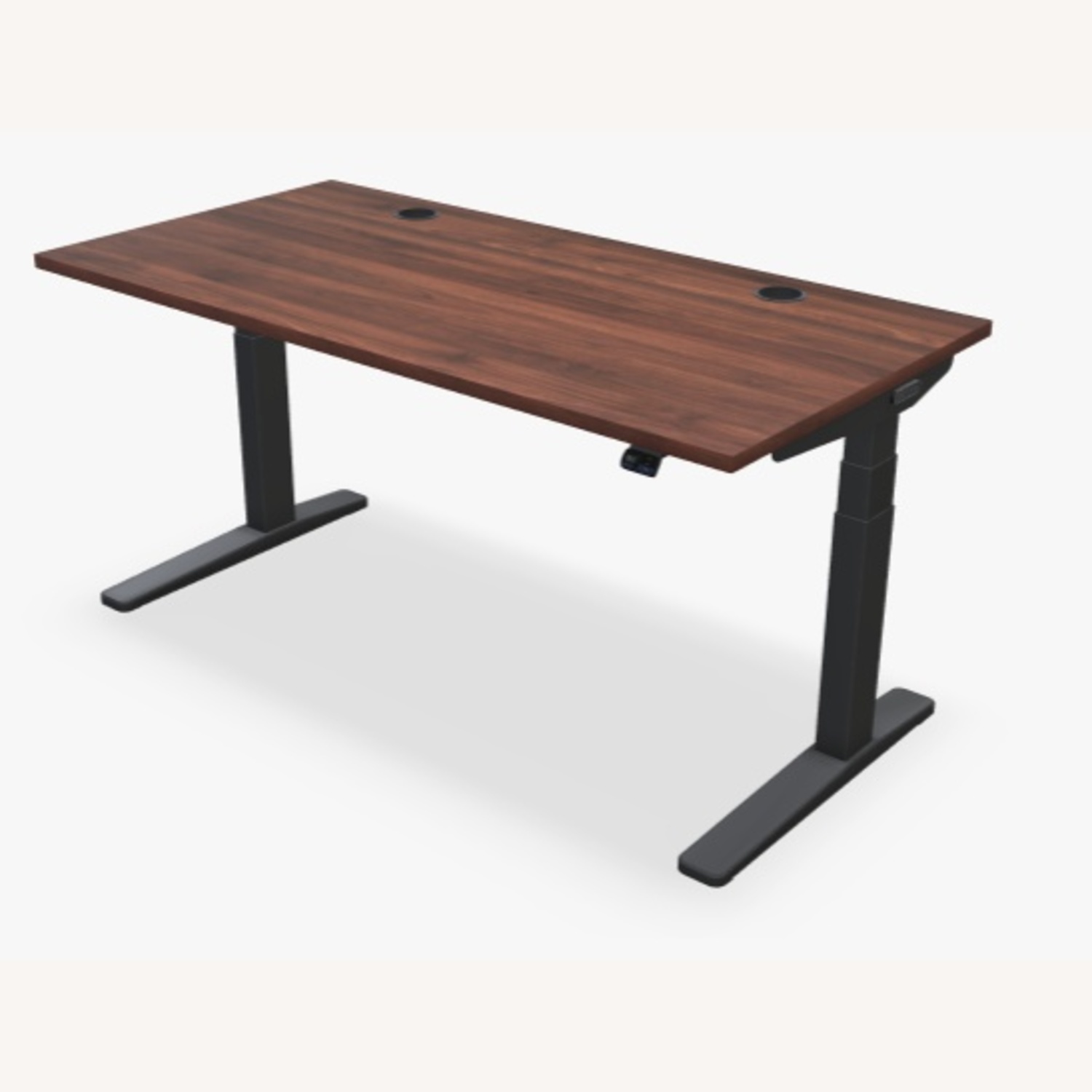 V2 Dark Brown Wood Desk - image-5