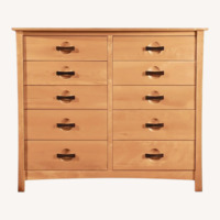 Copeland Furniture Light Brown Cherry Wood Dresser
