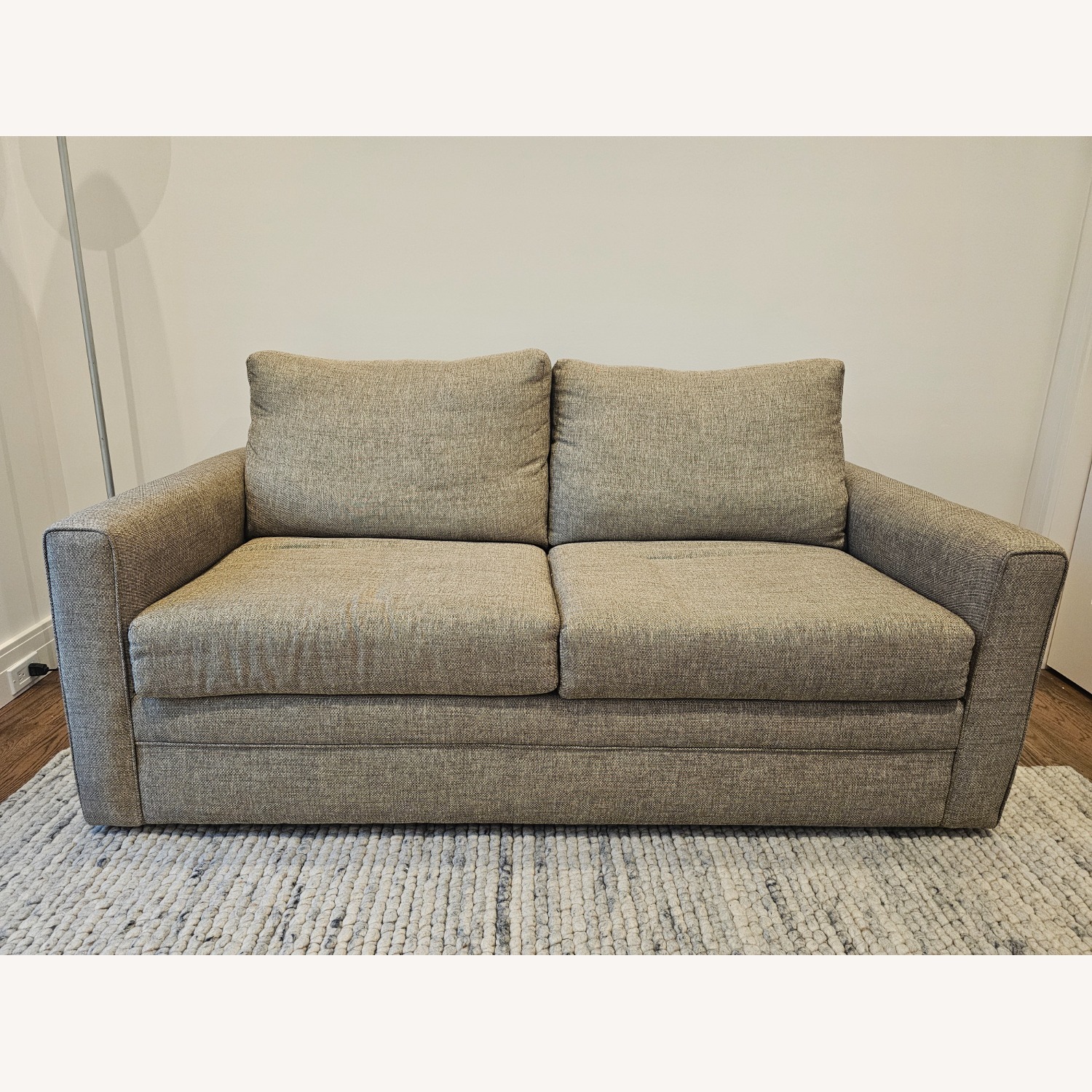 Bob's Discount Furniture Tweed Full Size Sleeper Sofa - image-1
