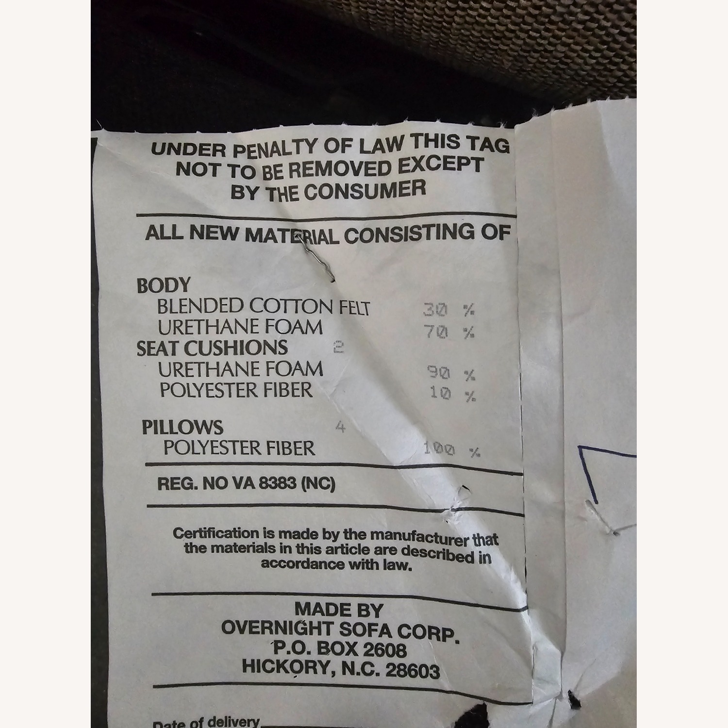 Bob's Discount Furniture Tweed Full Size Sleeper Sofa - image-10