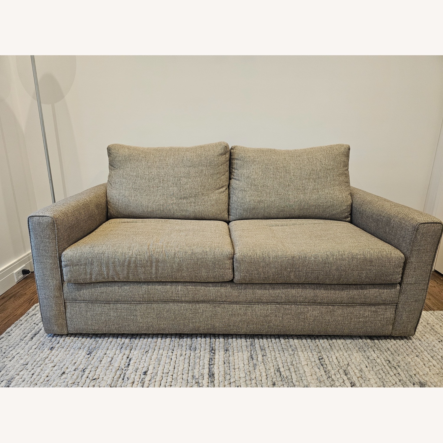 Bob's Discount Furniture Tweed Full Size Sleeper Sofa - image-2