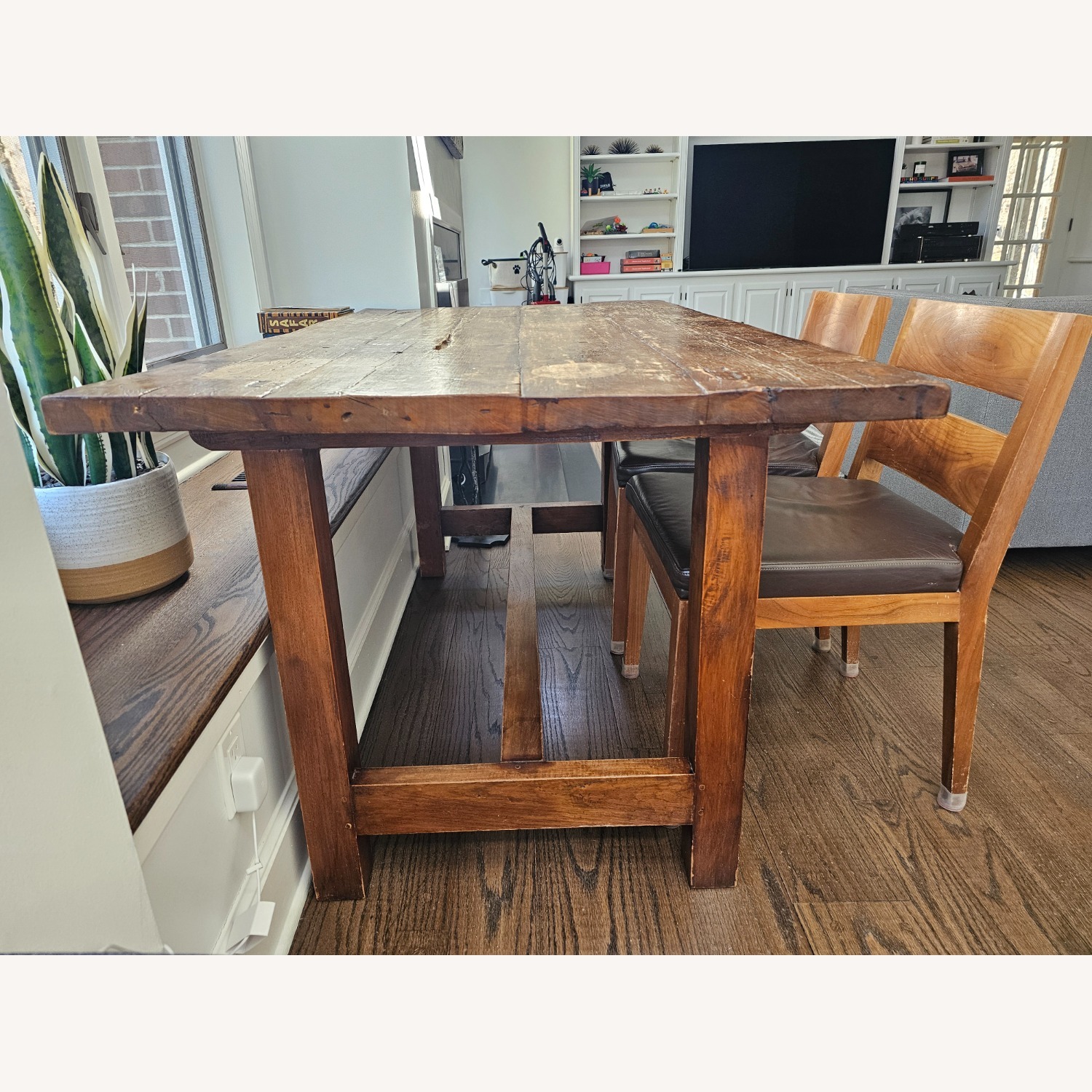 Vintage Solid Wood Table - image-4