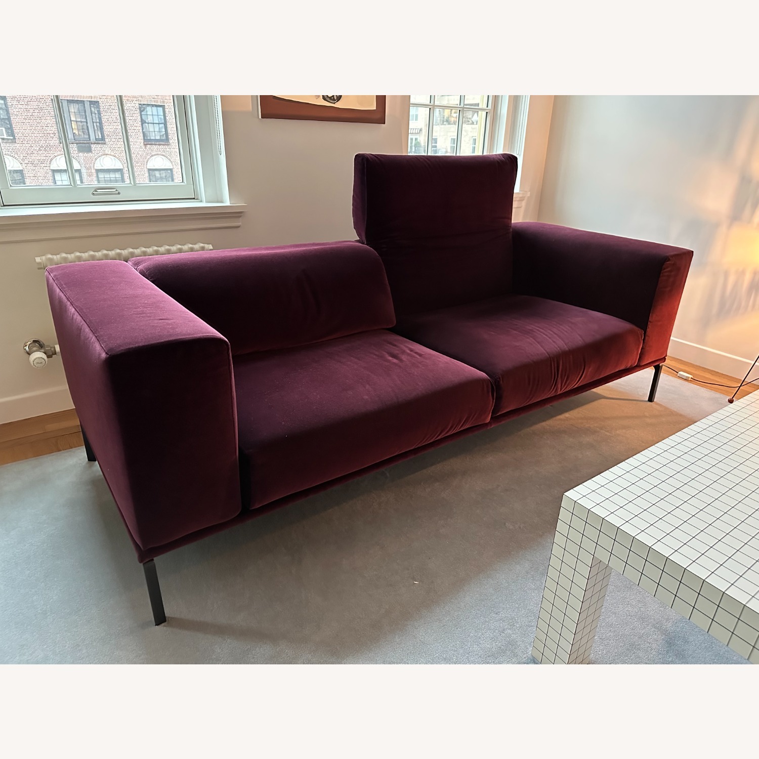 Moov plum Sofa by Piero Lissoni for Cassina - image-4