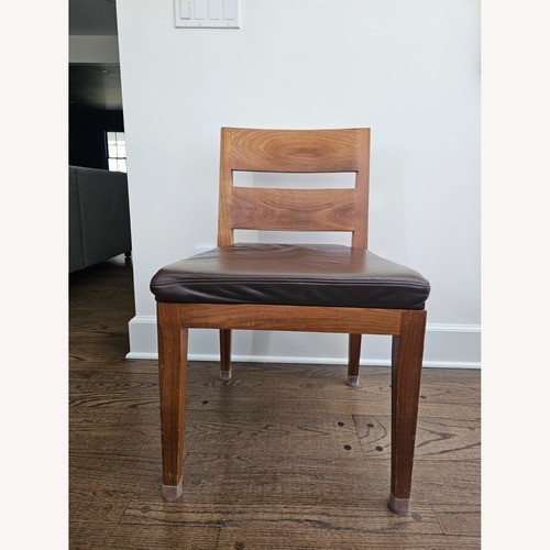 Used Dark Brown Wood Dining Chairs for sale on AptDeco