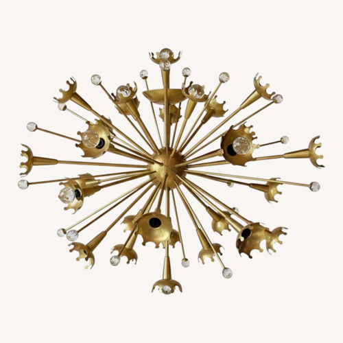 Used Gold Metal Sputnik Chandelier for sale on AptDeco