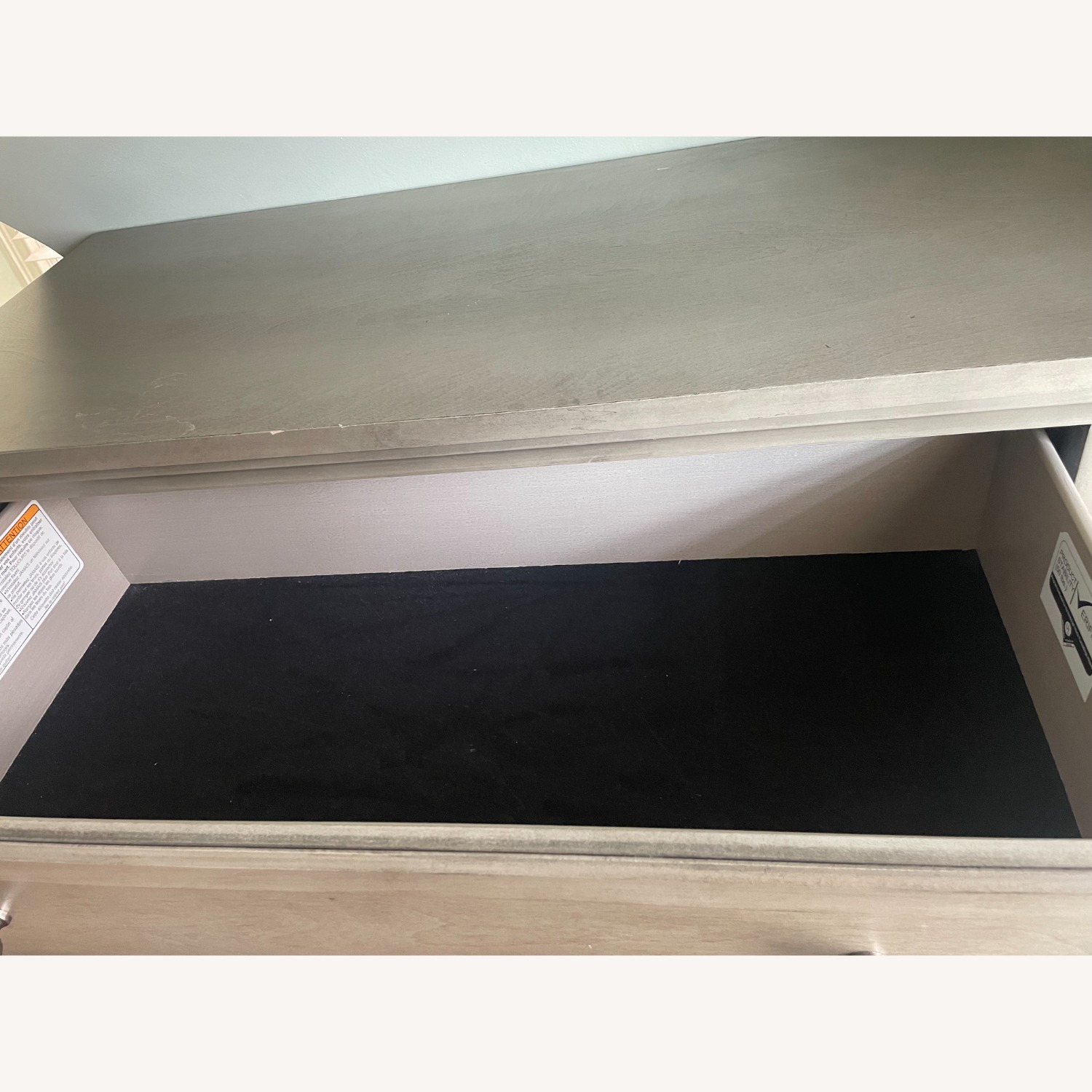 Ashley Furniture Lettner Light Gray Wood Dresser - image-4