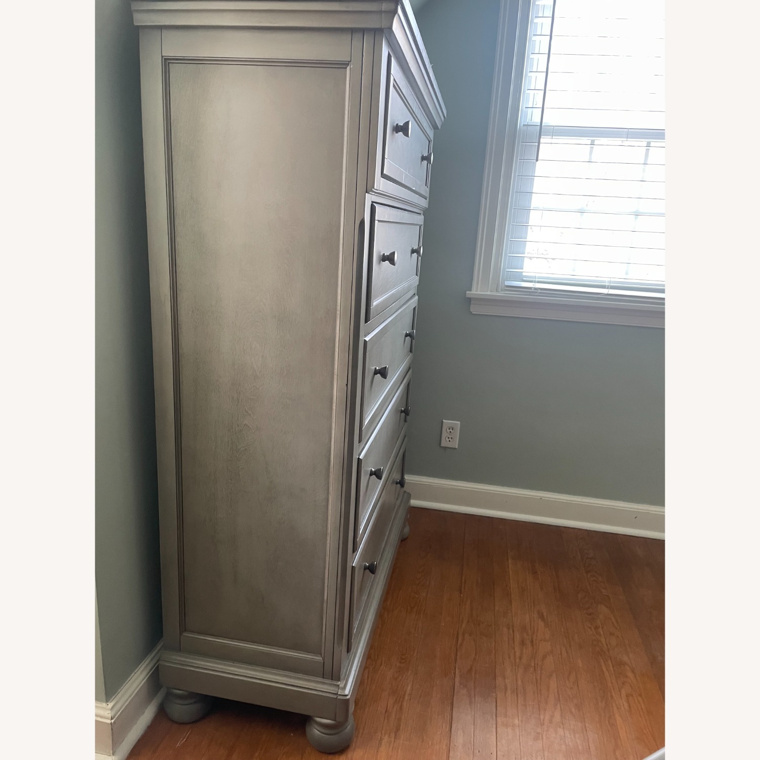 Ashley Furniture Lettner Light Gray Wood Dresser - image-2