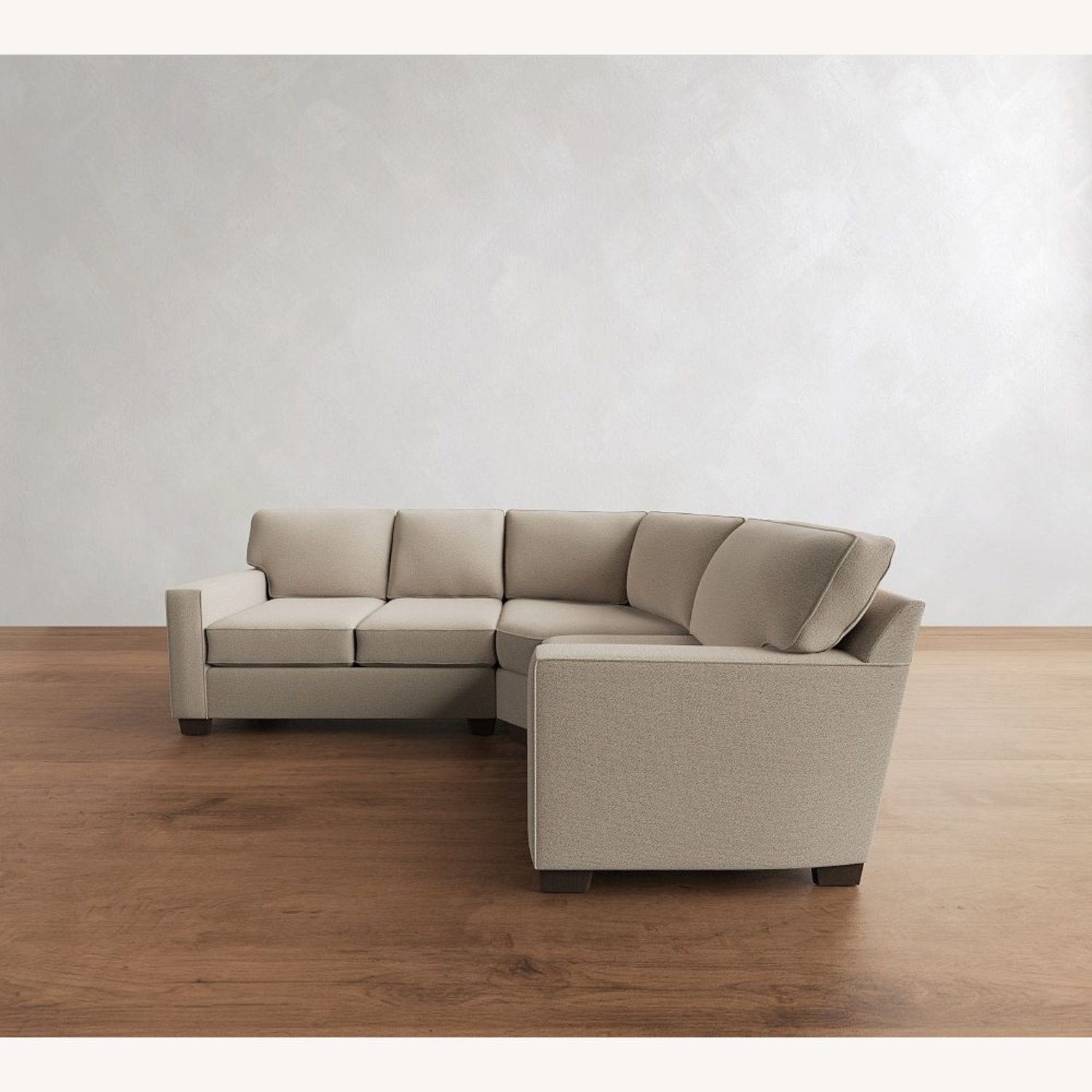 Pottery Barn Buchanan Square Arm Upholstered Left Arm 3-Piece Wedge Sectional - image-4