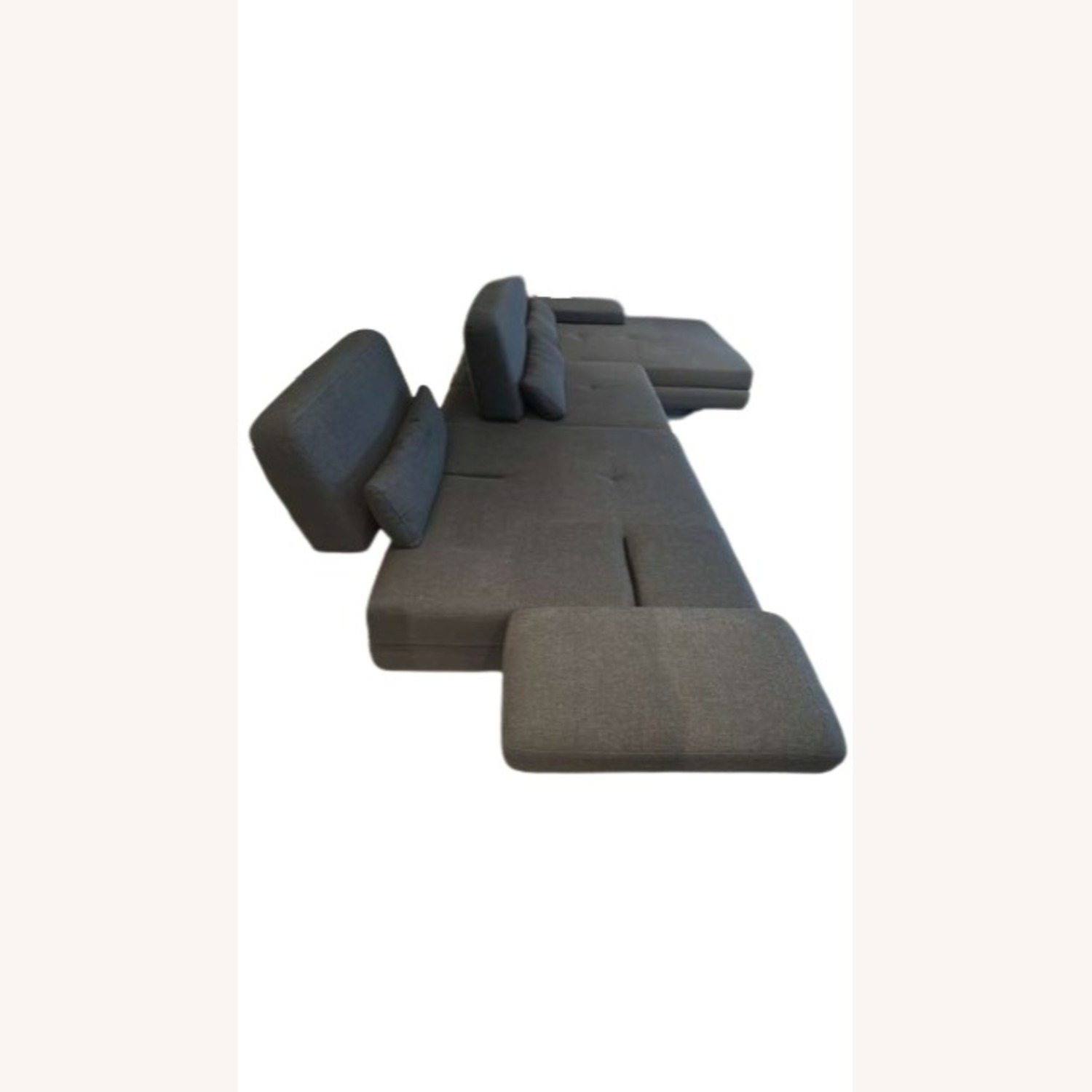 Lazzoni Mony Black Fabric 3+ Piece Sectional - image-3