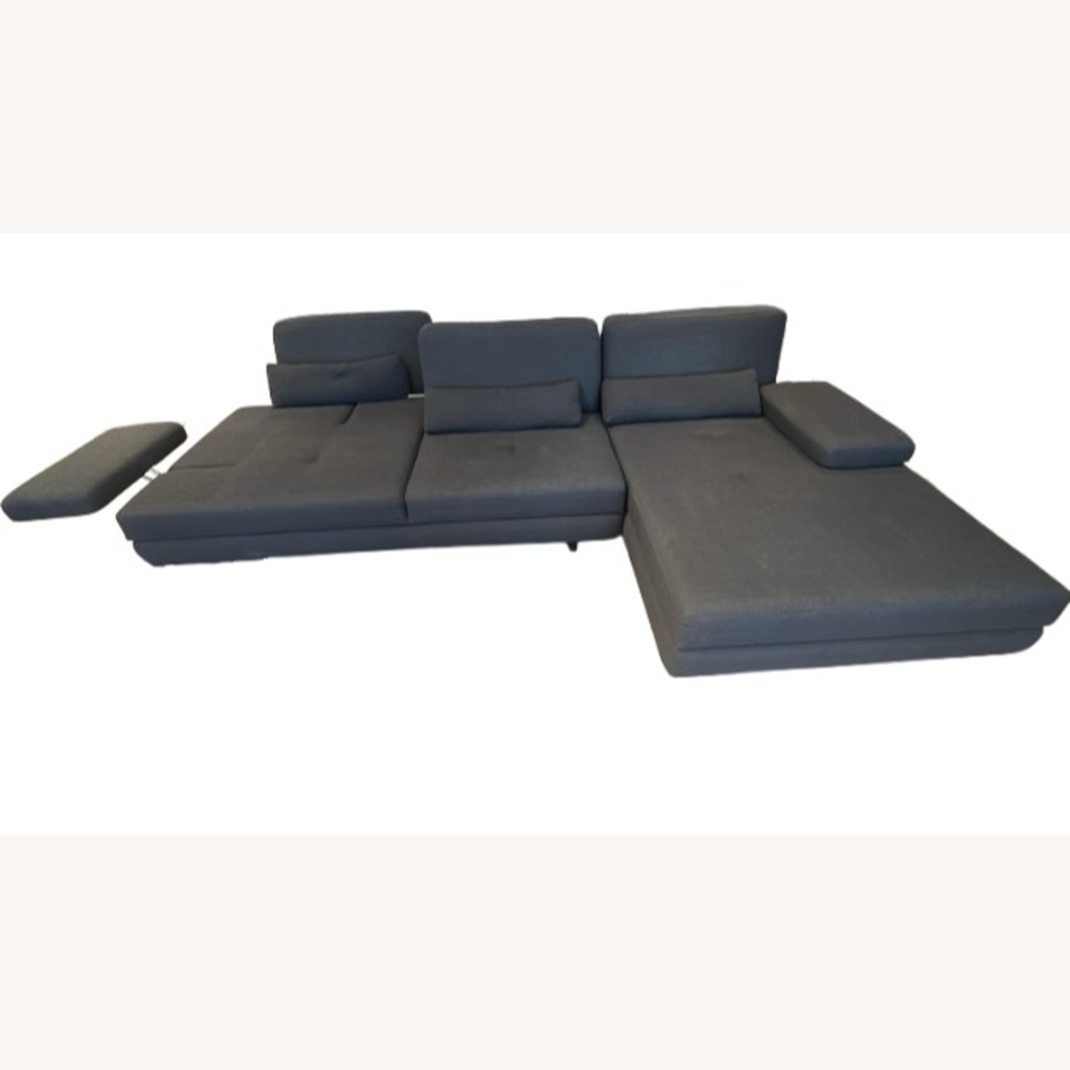 Lazzoni Mony Black Fabric 3+ Piece Sectional - image-2