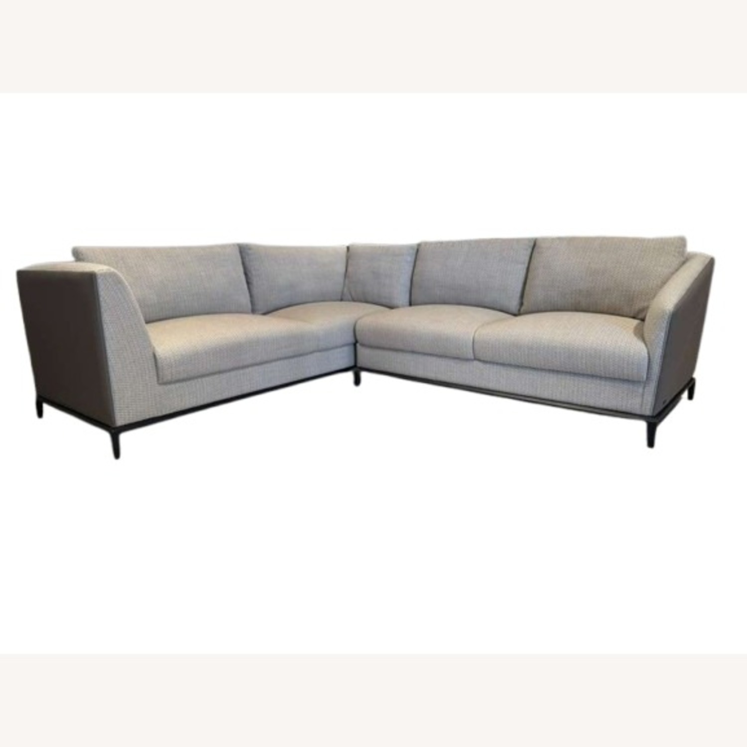 Lazzoni Ikon Natural Fabric 2 Piece Sectional - image-4