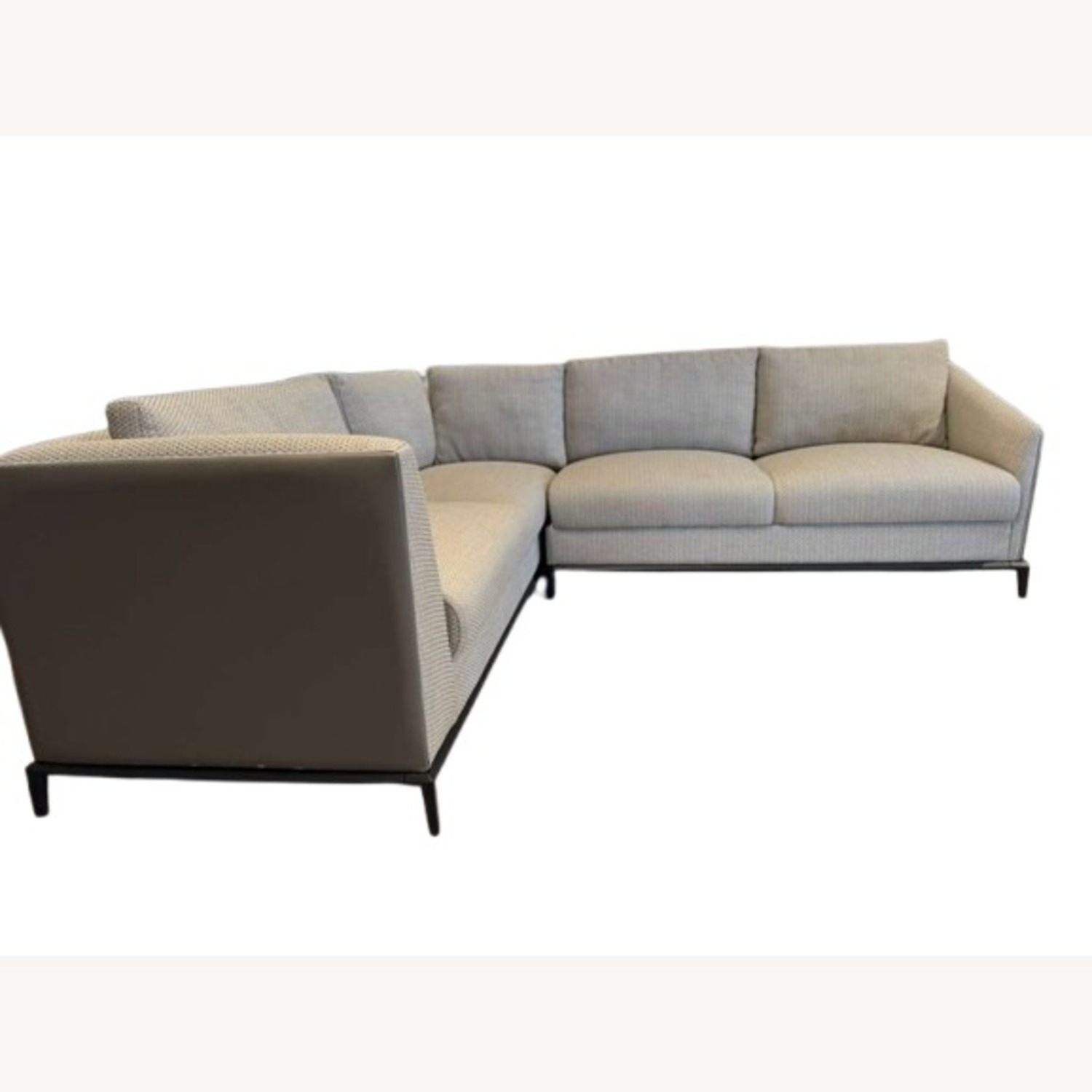 Lazzoni Ikon Natural Fabric 2 Piece Sectional - image-3