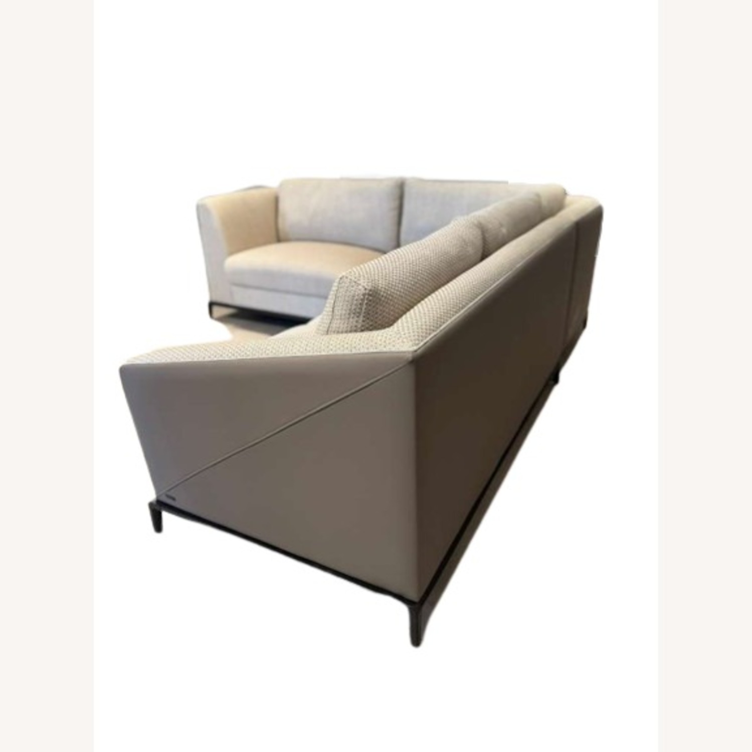 Lazzoni Ikon Natural Fabric 2 Piece Sectional - image-5