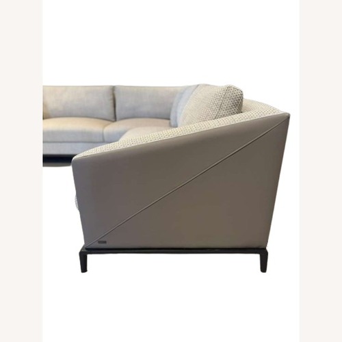 Used Lazzoni Ikon Natural Fabric 2 Piece Sectional for sale on AptDeco