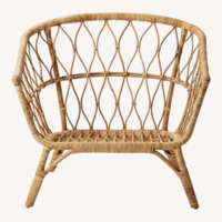 IKEA Natural Bamboo Accent Chair