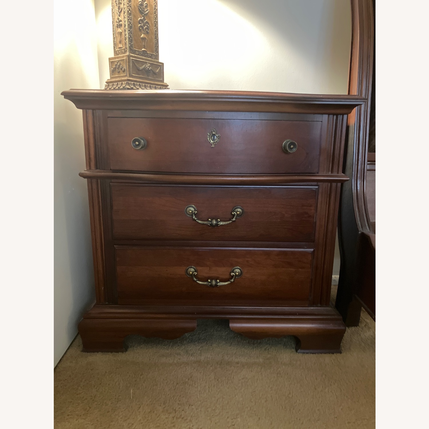 Bassett Dark Brown Nightstand - image-1