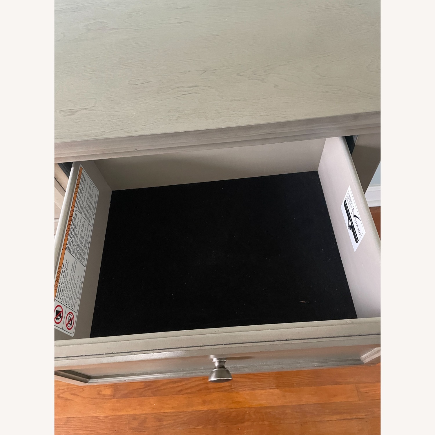 Ashley Furniture Lettner Light Gray Wood Dresser - image-3