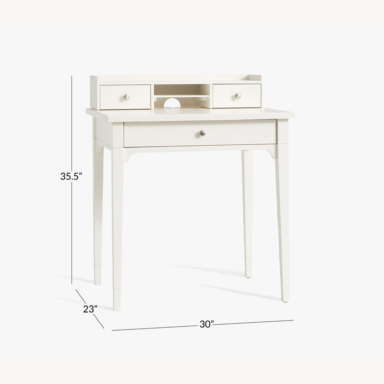 Pottery Barn Kids Morgan Simple Desk & Hutch - image-1
