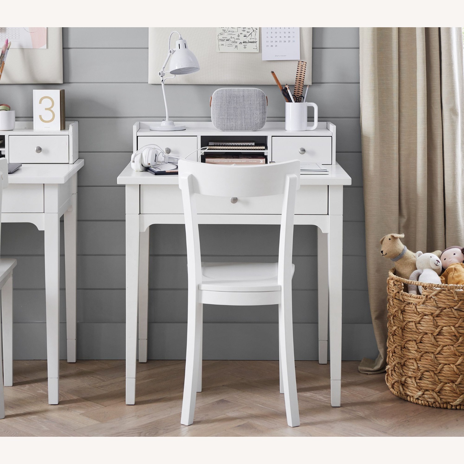 Pottery Barn Kids Morgan Simple Desk & Hutch - image-3