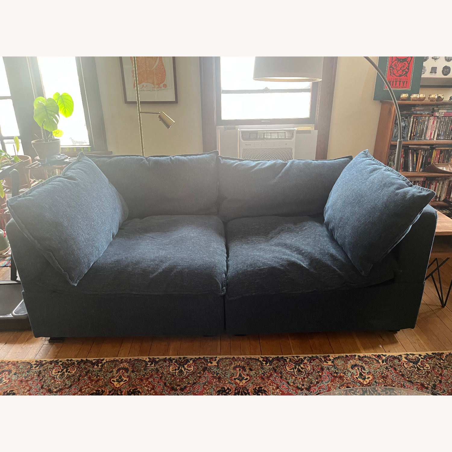 Albany Park Kova Blue 2 Seater Sofa - image-1