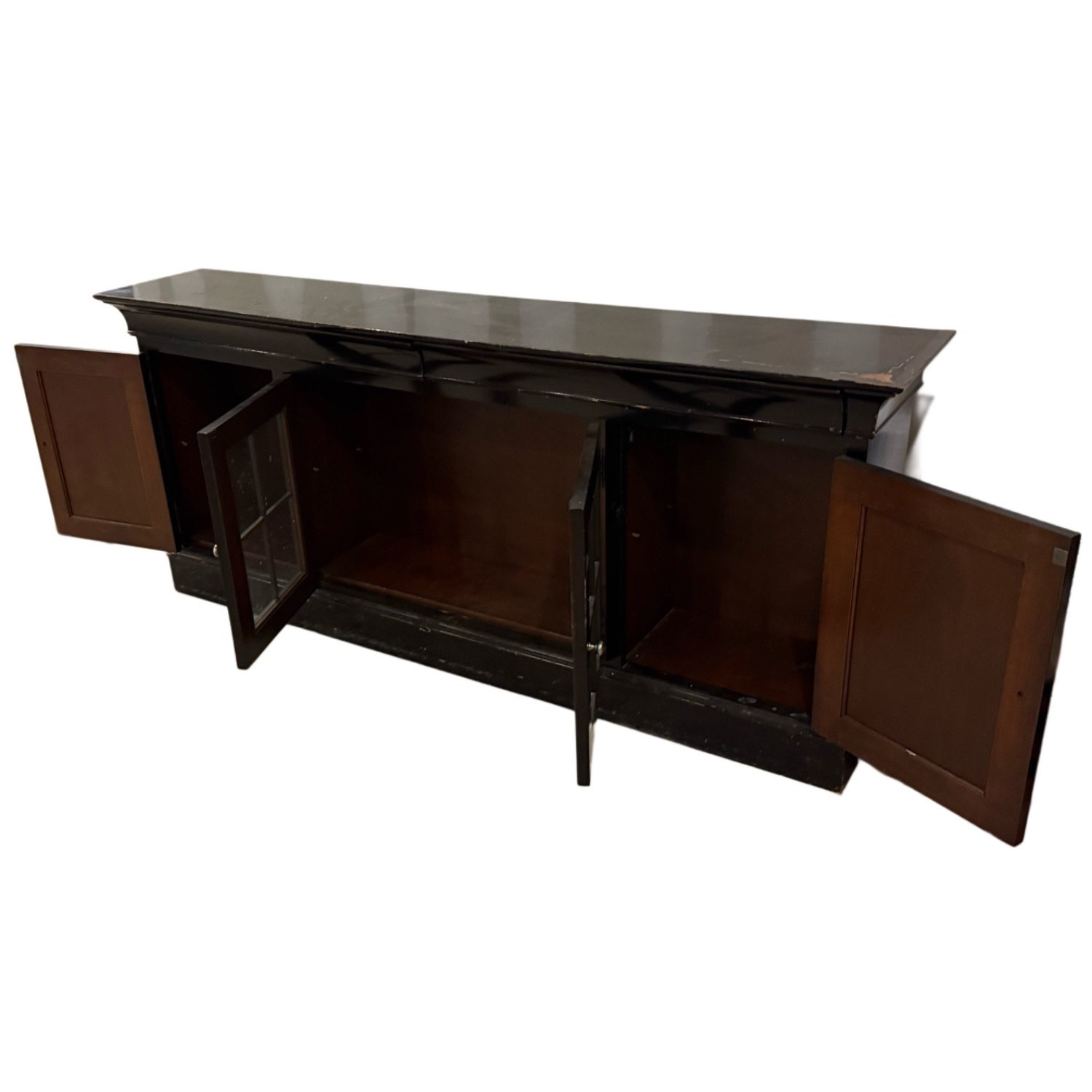 Uproar Home Dark Brown Wood Sideboard - image-6