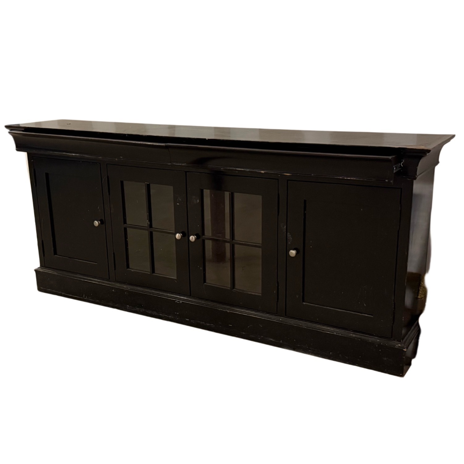 Uproar Home Dark Brown Wood Sideboard - image-1