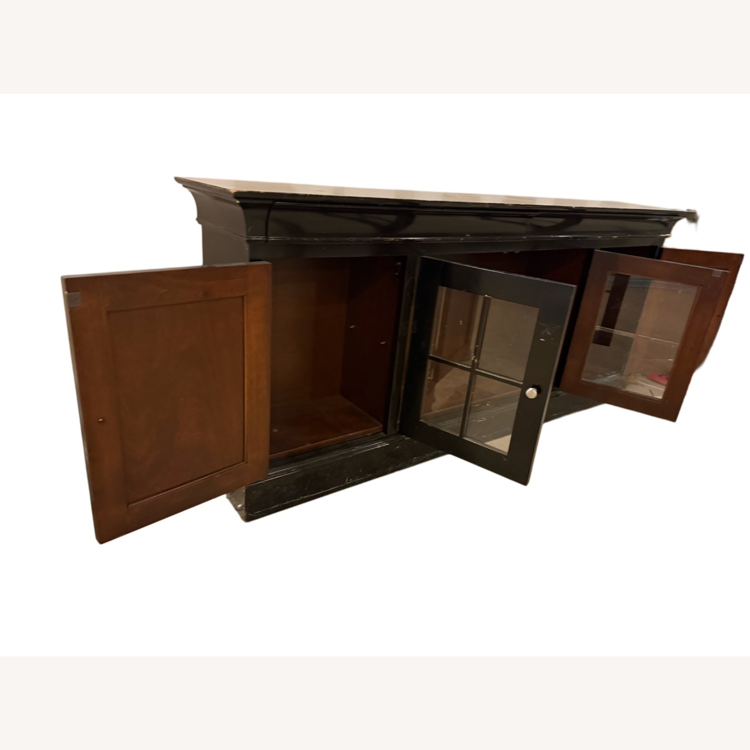 Uproar Home Dark Brown Wood Sideboard - image-4