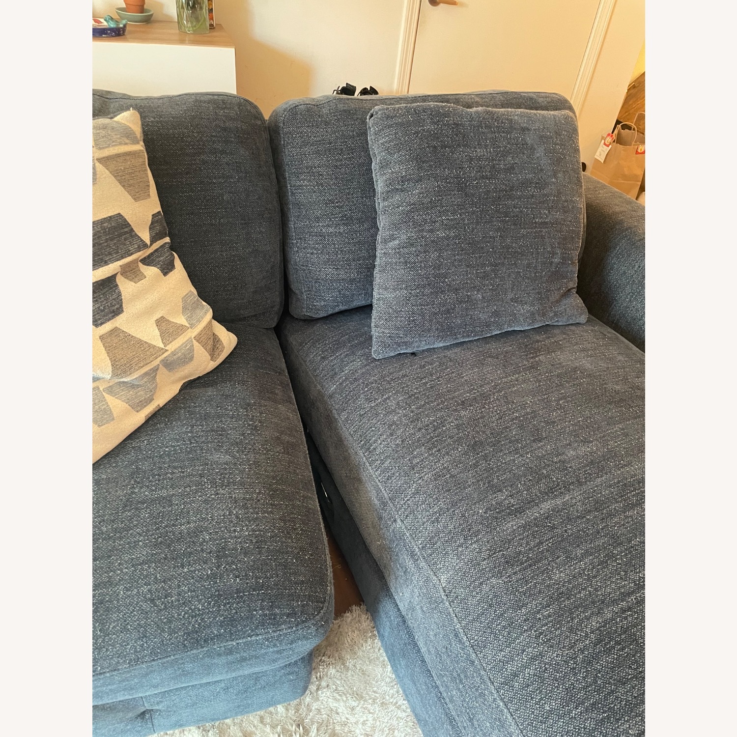 Bob's Discount Furniture 2 Piece Sectional With Pull Out and Storage - image-5