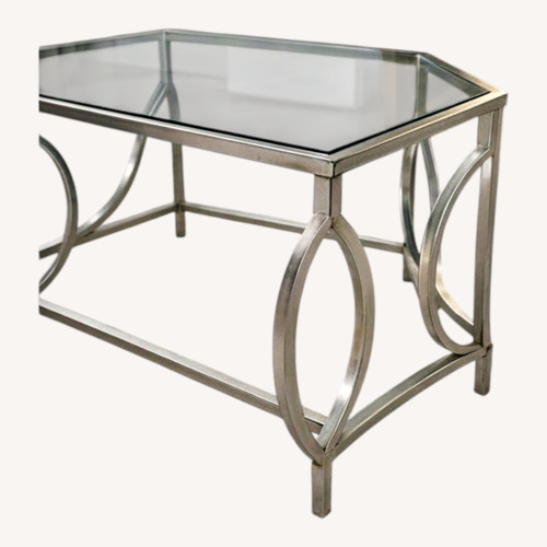 Used Home Goods Silver Coffee Table for sale on AptDeco