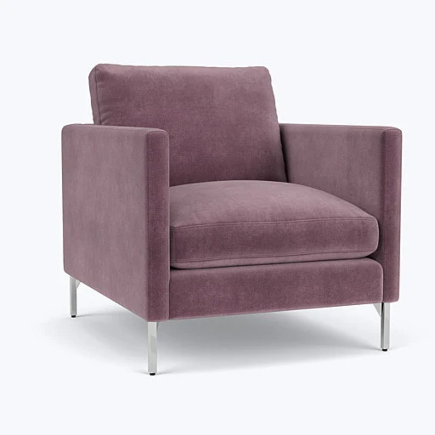 ABC Carpet and Home Cobble Hill Purple Velvet Accent Chairs - image-8