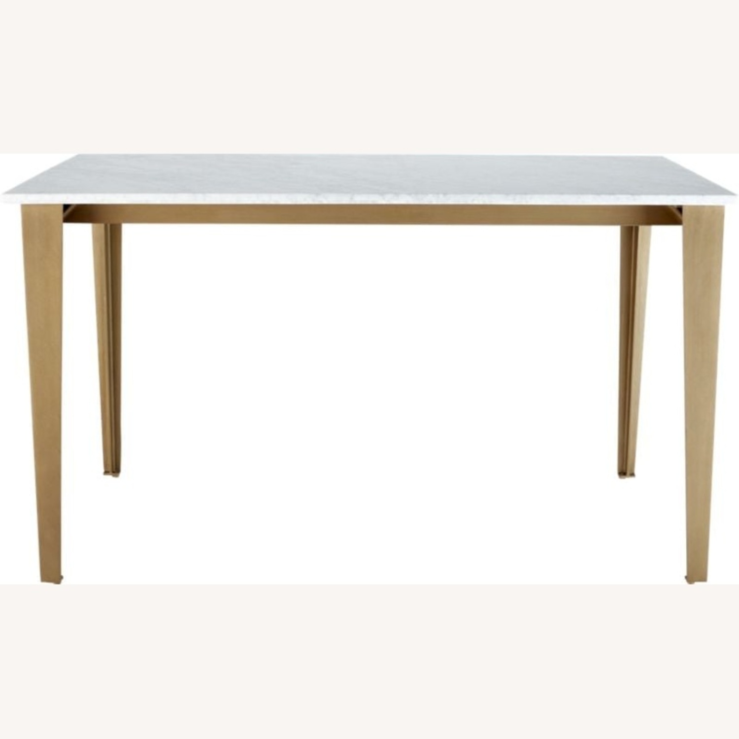 CB2 Paradigm White Marble Desk - image-6