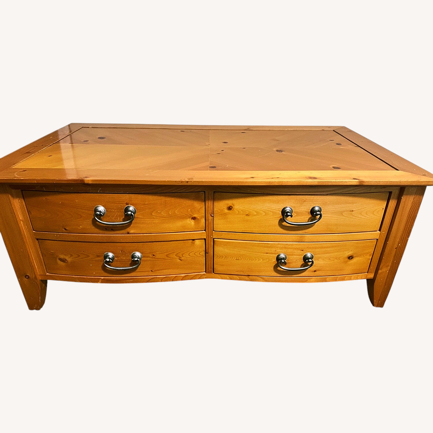 Rooms To Go Gold Coffee Table - image-0