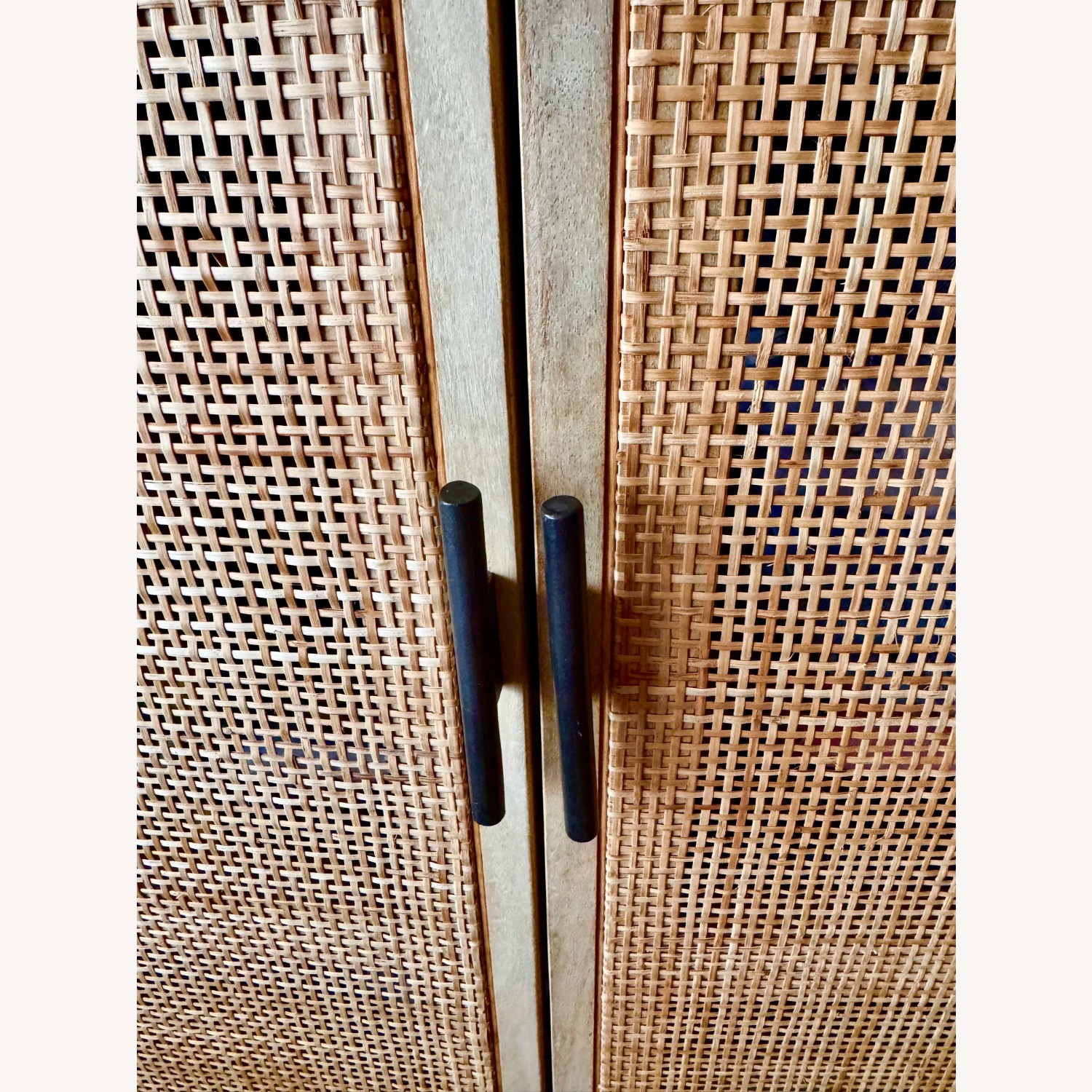 Burke Décor Black Wood Armoire - image-3