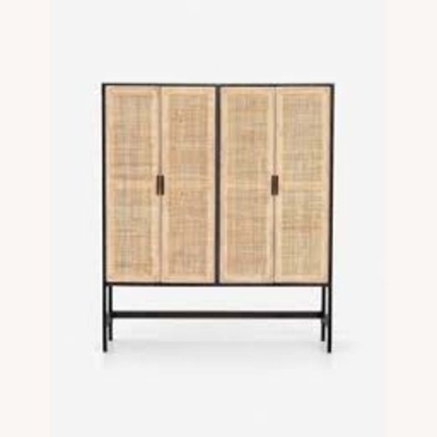 Burke Décor Black Wood Armoire - image-11