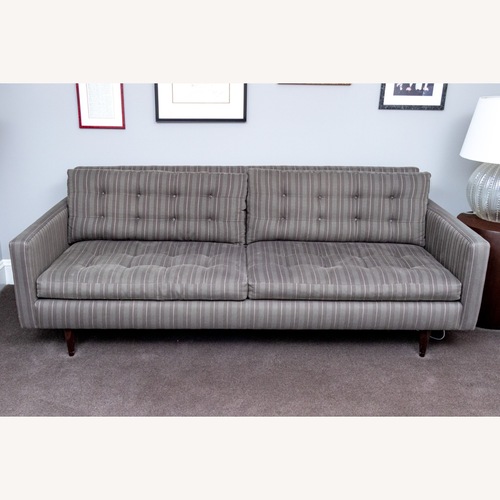 Used Crate & Barrel Gray Petrie Sofa for sale on AptDeco