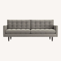Crate & Barrel Gray Petrie Sofa